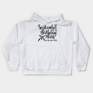 September Birthday Kids Hoodie